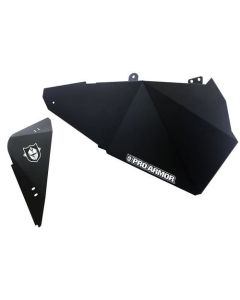 Pro Armor Lower Door Stealth Inserts UTV BLACK Polaris RZR XP 1000 / Turbo