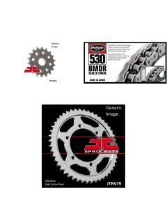530 BMOR Chain Natural, Front & Rear Sprocket Kit For Suzuki GSX-R1000 2009-2016