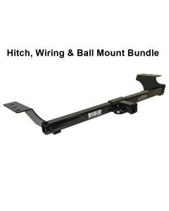 Rigid Hitch (R3-0378) Class III 2 Inch Receiver Trailer Hitch Bundle - Includes Ball Mount and Custom Wiring Harness fits 2011-2017 Honda Odyssey Van