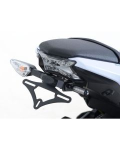 R&G Racing Black Tail Tidy License Plate Holder For 2017-2024 Kawasaki Ninja 650 EX650