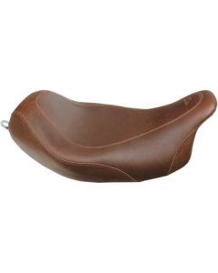 Harley FLHTCU Ultra Classic 2008-2015 Wide Tripper Solo Seat Brown by Mustang