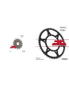 JT SPROCKETS Front and Rear Steel Sprocket Kit for OffRoad HONDA CR125R 2002