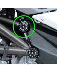 R&G Racing Black Upper Trellis Frame Plug For 2013-2016 MV Agusta Brutale 675