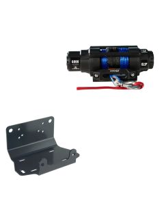 Viper 6000lbs V3 Winch Blue Rope With Mount For Yamaha Grizzly 700 2016-2020