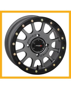 System 3 SB-5 Beadlock 15x7 ATV/UTV Wheel - Gunmetal (4/156) 5+2 [15S3-5656]