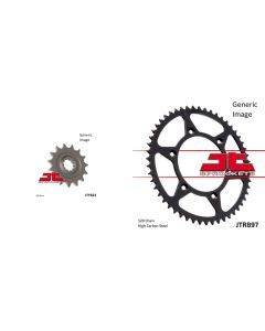Front and Rear Steel Sprocket Kit for OffRoad HUSABERG FE600 2000-2001