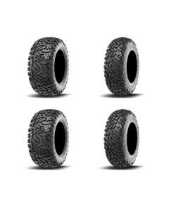 Full Set Of Maxxis Workzone Bias 26x9R-12 And 26x11R-12 Tires (4)