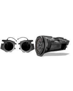 SSV Works Front 6.5" Unloaded Speaker Pods W/ 10" Unloaded Subwoofer Enclosure For Polaris RZR 14-21