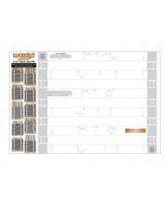 252 Pitch Template Two Ply Tracks