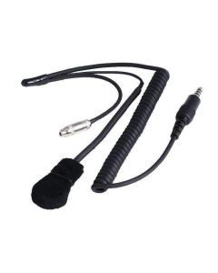 Rugged Radios IMSA 4C Wired Helmet Kit with Mic, 3.5mm Ear Bud Jack, and Coil Cord HK-IFC