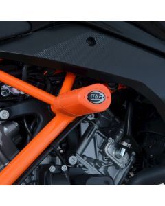 R&G Racing Orange Aero Style Crash Protection Bobbins For 2020-2021 KTM 125 Duke