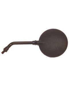 Emgo - 20-29605 - Universal Round Mirror, 5in. Short Stem - 10mm Thread - Either