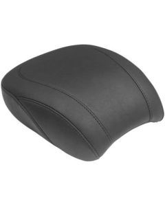 Mustang Wide Tripper Rear Passenger Smooth Seat Black 75883