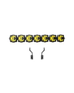 KC HiLiTES Gravity LED Pro6 - 7-Light Bar Kit - Front Bumper - 17-24 Ford Super Duty