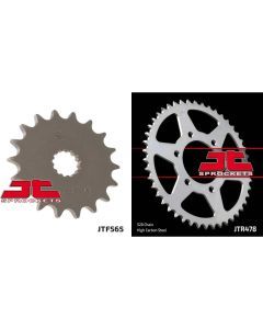 Front & Rear Sprocket Kit for KAWASAKI EX650 C9F Ninja 650R-USA 09 JT Sprockets