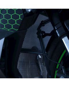 R&G Racing Green Aluminum Radiator Guard For 2020 Kawasaki Ninja ZX-25R