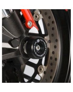 R&G Racing Black Fork Protectors For 2013-2018 Aprilia Caponord 1200