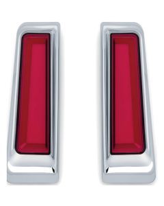 Kuryakyn Tracer LED Inserts for Saddlebag Supports Chrome