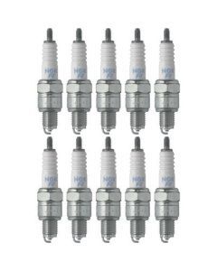 Set of 10 NGK Standard Spark Plugs for Yamaha TTR50 2013-2012 Engine 49cc