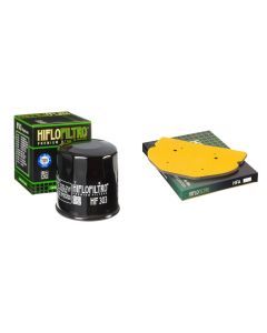 HIFLO FILTRO Oil and Air Filter Kit for KAWASAKI ZX750 P1-P8 ZX-7R 96-03