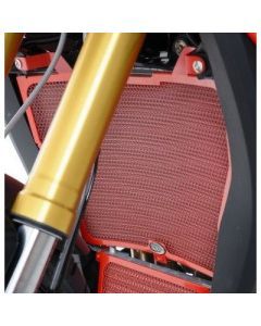 R&G Racing Black Aluminum Radiator Guard For 2015-2019 BMW S1000XR RAD0195BK