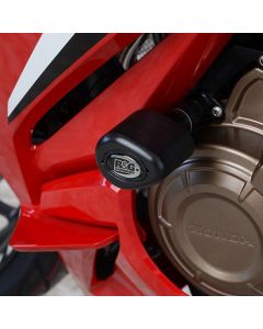 R&G Racing Black Aero Style Crash Protection Bobbins For 2019-2024 Honda CBR500R