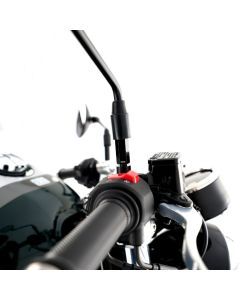 R&G Racing Black Mirror Risers For 2011-2013 Aprilia Dorsoduro 1200 SMV1200