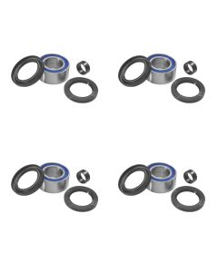 Front & Rear Wheel Bearing Kits for Arctic Cat 500 FIS 4x4 w/AT 2002-2004