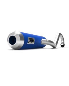 HMF Muffler Yamaha Raptor 110 24-25 Candy Blue Performance Full System Exhaust Mini End Cap