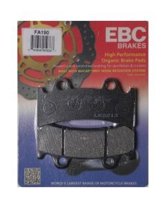 EBC 1 Pair Premium SFA Organic OE Replacement Brake Pads MPN FA190