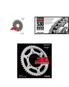 530 BMXR Chain Natural, Front & Rear Sprocket Kit for YAMAHA FZ-1 2001-2005