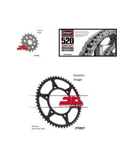 520H Chain Natural,Front & Rear Sprocket Kit for KTM 640 LC4 ADV 1999-2008