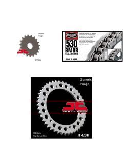 530 BMOR Chain Natural,Front & Rear Sprocket Kit TRIUMPH 955 Sprint ST 1999-2004