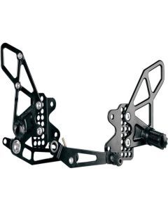 SUZUKI GSXR1000 2009-2016 Vortex RS572K Adjustable Rear Set Version 2 Black