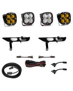 Baja Designs Fog Pocket Light Kit Squadron / Sport Series SAE Pattern Baja Amber Lens Toggle Wiring 447698