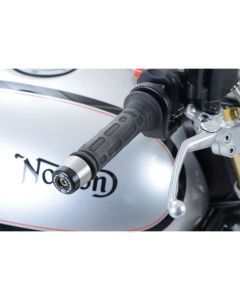 R&G Racing Black Bar End Sliders For 2012-2024 Husqvarna Nuda 900R