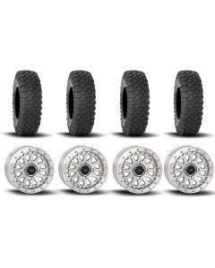 System 3 SB-6 Beadlock Machined 15" Wheels And XC450 Tires [33x10R-15]