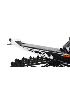 Straightline Hide 'N' Go Rear Bumper 163-165" SLASH Tunnel/ 155" Standard Taper Tunnel- - White Handle, Black Plates Bumper with built in storage
