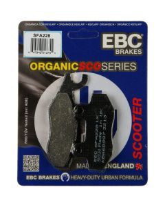 EBC 1 Pair Premium SFA Organic OE Replacement Brake Pads MPN SFA228