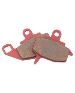 BikeMaster Brake Pad and Shoe For Kawasaki KX250 1987-1988 Sintered Front Red