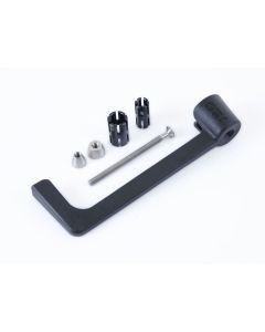 R&G Racing Red Moulded Lever Guard For 2022 Ducati DesertX