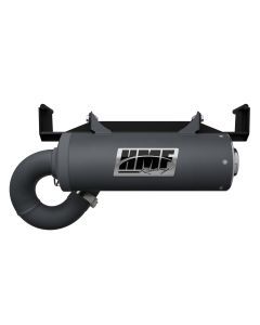 HMF Muffler Big Core Slip-On Titan SS Exhaust Gun Metal Billet End Cap For Can-Am Outlander 1000/850 2025-2026 814650638869