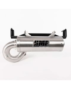 HMF Muffler Big Core Slip-On Titan SS Exhaust Stainless Billet End Cap For Can-Am Outlander 1000/850 2025-2026 814650637469