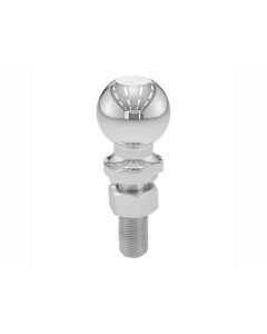 Chrome Trailer Hitch Ball - 2-5/16", 6,000 lbs. Capacity - 1" x 3" Shank