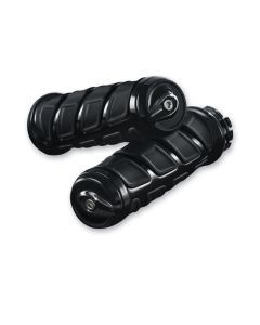 KURYAKYN GLOSS BLACK KINETIC HANDLEBAR GRIPS 2015-2017 INDIAN SCOUT MODELS 6368