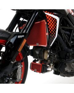 R&G Racing Titanium Oil Cooler Guard For 2021-2024 Ducati Hypermotard 950 RVE
