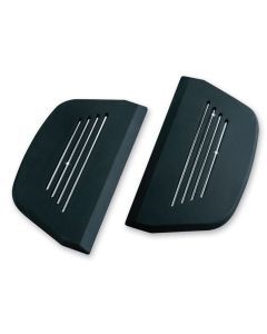 Kuryakyn Premium Rubber Passenger Floorboard Inserts Harley Touring D Shaped New