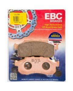 EBC 1 Pair Sintered R Series Heavy-Duty Brake Pads MPN FA712R
