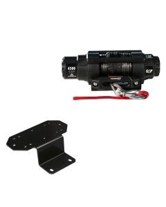Viper 4500lbs V3 Winch Black Rope With Mount For Yamaha Rhino 660 2003-2007