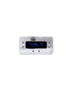 Digital Rectangular Climate Control system, fits Vintage Air Gen II, Chrome, Blue Display